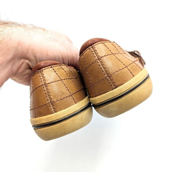 Women's 8 (38.5) MERRELL Zodiac Golden Taupe Leather Comfort Mary Jane Loafer - Picture 4 of 6